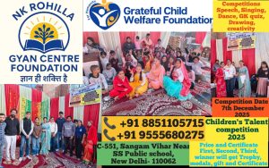 Children’s Talent Hunt 2025 A Day to Shine learn and inspire.